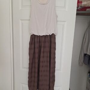 Prana Sleeveless Tank Dress in Soft Blush